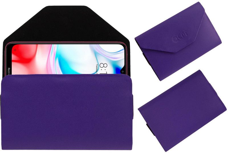 ACM Pouch for Redmi 8  (Purple, Cases with Holder, Pack of: 1)