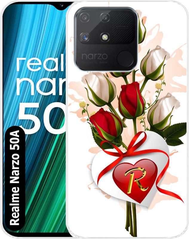 Cooltrend Back Cover for Realme Narzo 50A  (Multicolor, Flexible, Silicon, Pack of: 1)