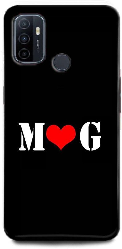 Afterglow Back Cover for Oppo A33 M G, G LOVES M, NAME, LETTER, ALPHABET, MG LOVE, HART  (Multicolor, Shock Proof, Pack of: 1)