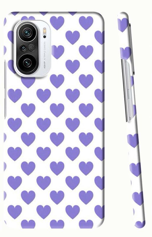 MY COOL CELL Back Cover for Redmi K40  (White, Purple, Pack of: 1)