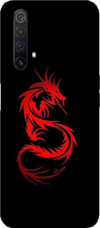 METOO Back Cover for Realme X50, Dragon Design Back Cover, Realme X50 back cover Print : 86  (Multicolor, Dual Protection, Silicon, Pack of: 1)