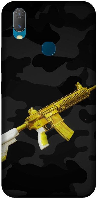 URCHIN Back Cover for Vivo Y15 Pubg, Pubg Map, Pubg Game, Pubg Love, M416  (Multicolor, Shock Proof, Pack of: 1)