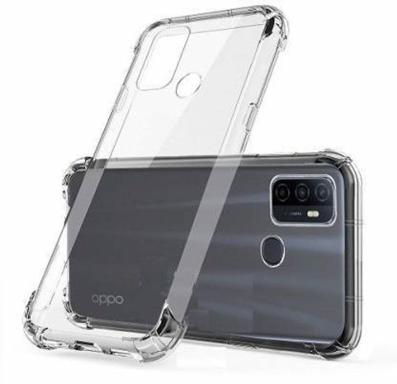 Spectacular ace Back Cover for OPPO A53  (Transparent, Dual Protection, Silicon, Pack of: 1)