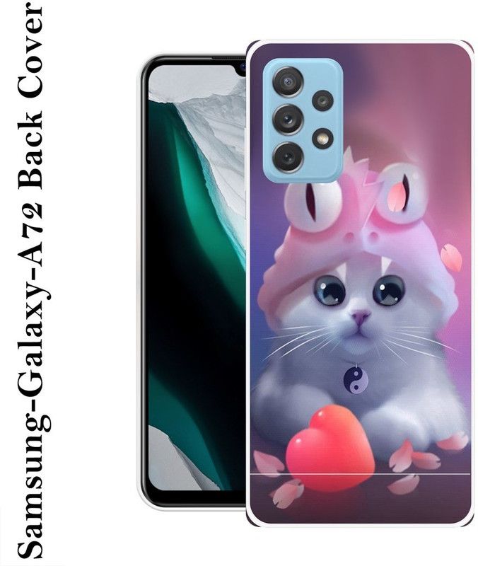 SHREE BALAJI Back Cover for Samsung Galaxy A72  (Multicolor, Grip Case, Silicon)