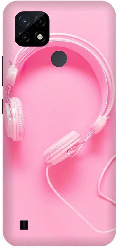 THESTONEWELL Back Cover for Rralme C21 music earphone cute beautiful wallpapers fashionable  (Multicolor, Shock Proof)