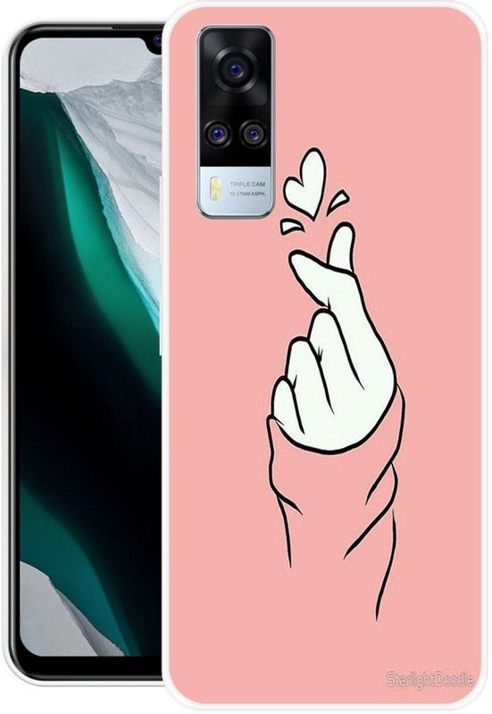 Pinkcity International Back Cover for Vivo Y51A  (Pink, Dual Protection, Silicon, Pack of: 1)
