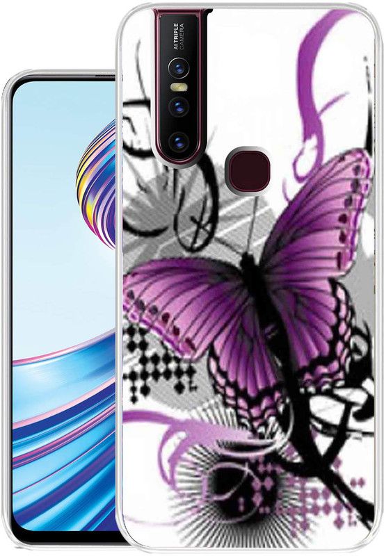 Case Club Back Cover for Vivo V15  (Purple, Grip Case, Silicon, Pack of: 1)