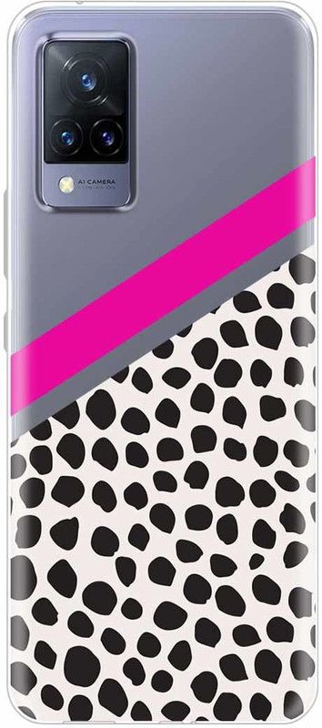 Memia Back Cover for Vivo V21  (Multicolor, Grip Case, Silicon, Pack of: 1)