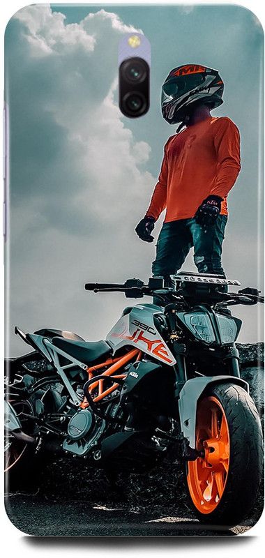 FRONK Back Cover for Redmi 8A Dual, KTM, BIKE, LOVER, RIDER, KTM, DUKE  (Multicolor, Hard Case, Pack of: 1)