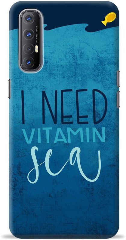 Crafter Back Cover for Oppo Reno3 Pro  (Blue, Shock Proof, Pack of: 1)
