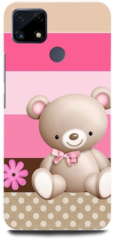 FRONK Back Cover for Realme C25s, RMX3197, TEDDY, BEAR, DOLL, ART, CARTOON  (Multicolor, Hard Case, Pack of: 1)