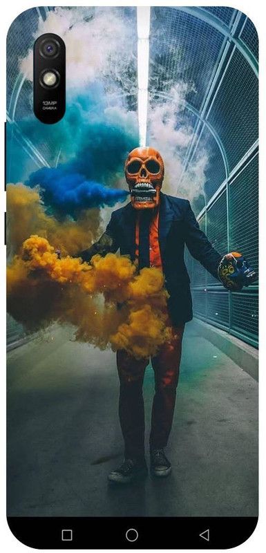 THE NARAYANA COLLECTIONS Back Cover for REDMI 9A-SMOKE,JOKER,MARSHMELLO,SMILE  (Multicolor, Hard Case, Pack of: 1)