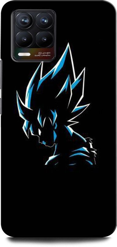ORBIQE Back Cover for Realme 8 Pro GOKU, DRAGON BALL Z, ANIME, SUPERSAIYAN  (Multicolor, Hard Case, Pack of: 1)