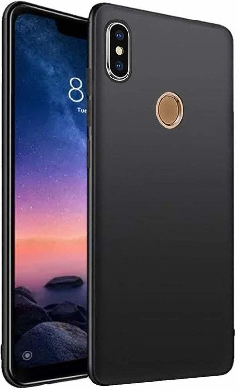 RF Mobiles Back Cover for Mi Redmi Note 6 Pro  (Black, Shock Proof, Pack of: 1)