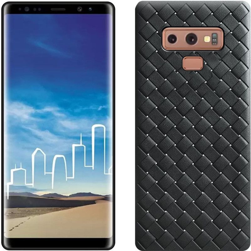CASE CREATION Back Cover for Samsung Galaxy Note9  (Black, Grip Case, Silicon, Pack of: 1)