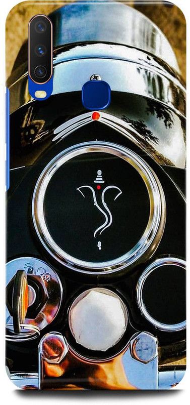play fast Back Cover for Vivo Y11, 1906 ROYAL, ENFIELD, BULLET, BIKE, GANESHJI  (Black, Hard Case)