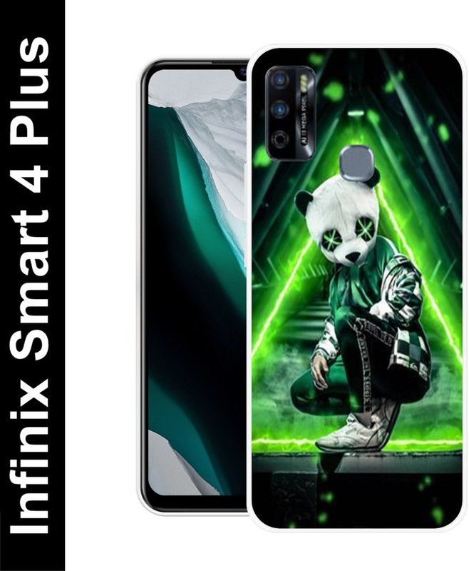 Aabra Back Cover for Infinix Smart 4 Plus  (Multicolor, Flexible, Silicon, Pack of: 1)