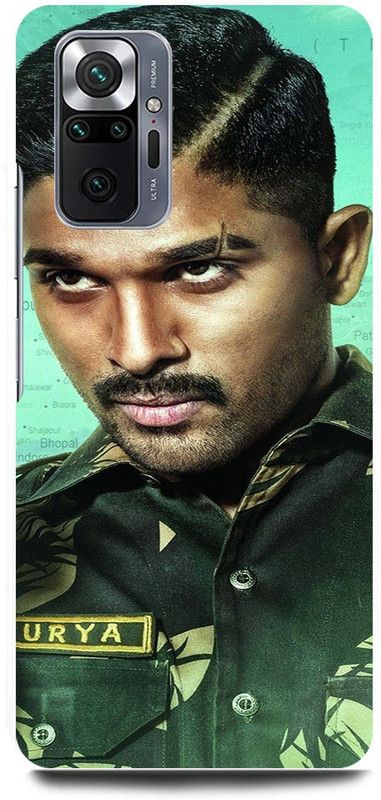 FRONK Back Cover for REDMI Note 10 Pro Max, ALLU, ARJUN, SOUTH, ACTOR, HERO  (Green, Hard Case, Pack of: 1)