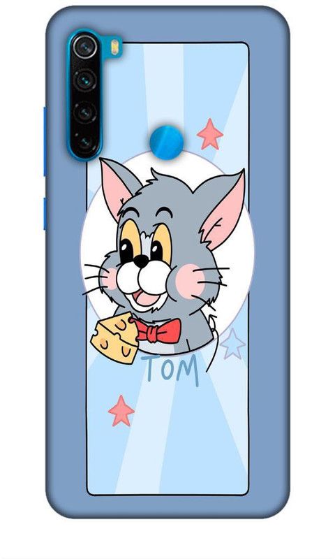 Coverland Back Cover for Mi Redmi Note 8  (Blue, Grey, Waterproof)