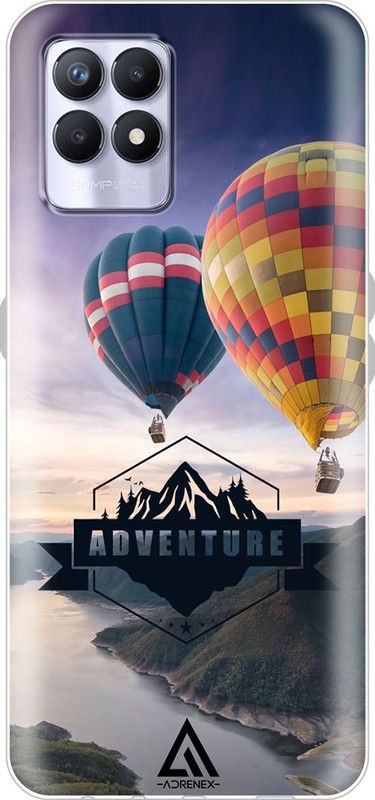 Adrenex Back Cover for Realme 8i  (Multicolor, Grip Case, Silicon, Pack of: 1)
