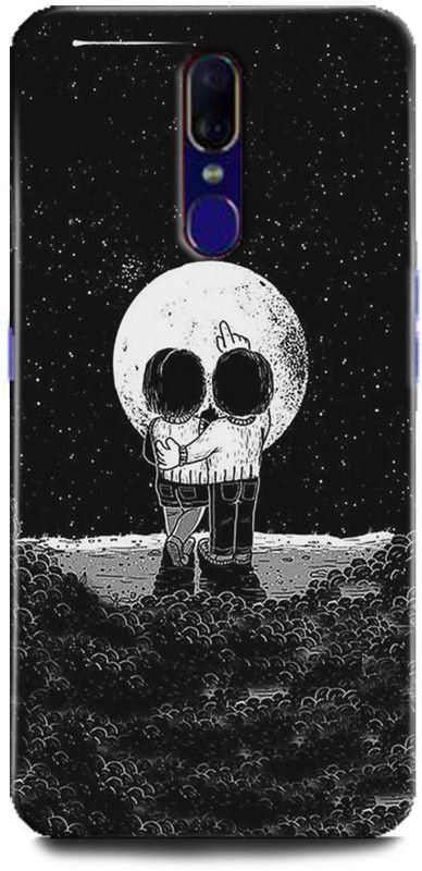 INTELLIZE Back Cover for Oppo A9/CPH1938 moon girl,Printed  (Multicolor, Shock Proof)