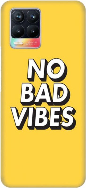 COBIERTAS Back Cover for Realme 8  (Yellow, White, Hard Case)