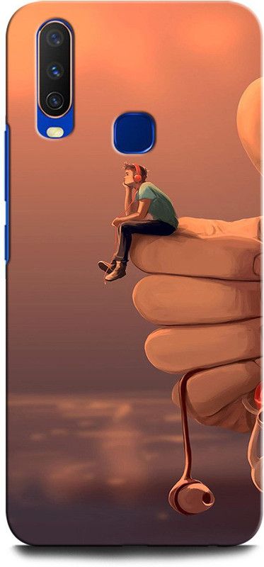 GRAFIQE Back Cover for Vivo Y11 1906/PD1930CF_EX ALONE BOY, MUSIC, SAD BOY, FEELING BAD  (Multicolor, Shock Proof, Pack of: 1)