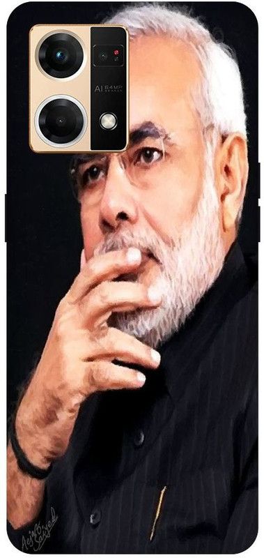 THE NARAYANA COLLECTIONS Back Cover for OPPO F21 PRO- CPH2363-MODI,BJP,NARENDRA,BHAJPA  (Multicolor, Hard Case, Pack of: 1)