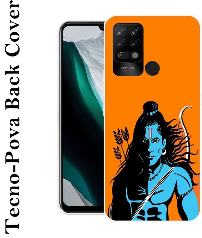 SHIVKUDI Back Cover for Tecno Pova  (Multicolor, Grip Case, Silicon)