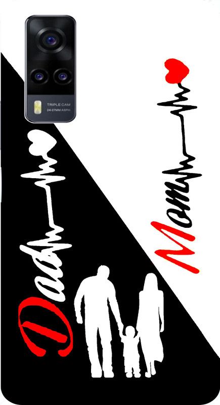 aemcesh Back Cover for Vivo Y31  (Black, White, Anti-radiation, Silicon, Pack of: 1)