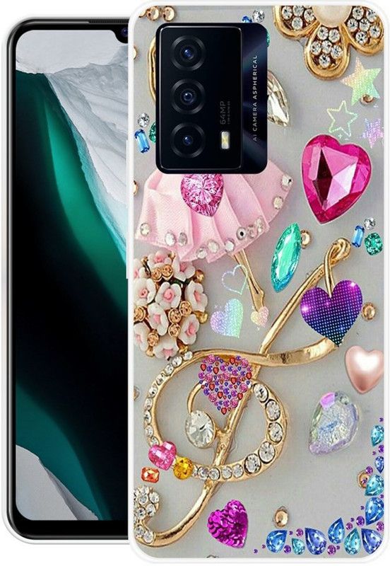 JATLAND Back Cover for IQOO Z5 5G  (Multicolor, Grip Case, Silicon)