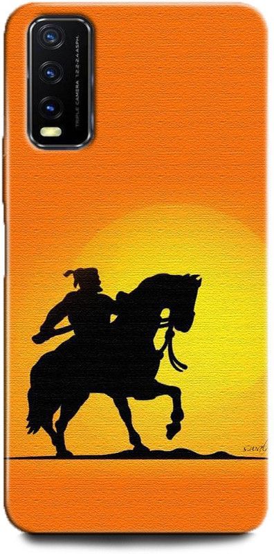 INDICRAFT Back Cover for Vivo Y12G, V2068 SHIVAJI, CHATRAPATI SHIVAJI MAHARAJ  (Multicolor, Dual Protection, Pack of: 1)