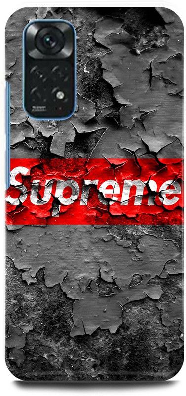 play fast Back Cover for Redmi Note 11S SUPREME, SIGN, LOGO, DESIGN  (Grey, Hard Case, Pack of: 1)