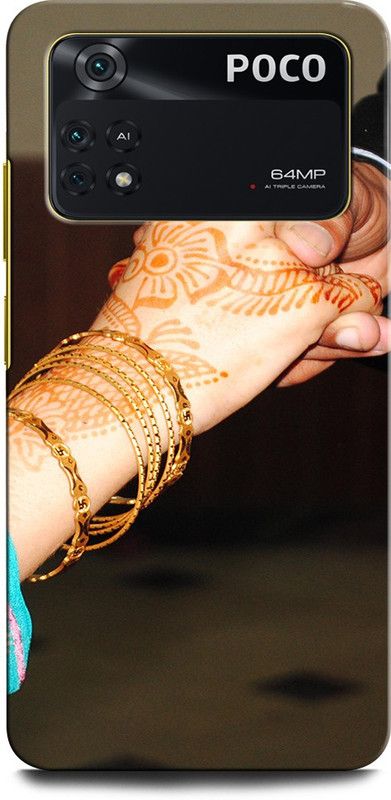 ORBIQE Back Cover for POCO M4 Pro GIRL BOY LOVE, ANIME, SWEET COUPLE, TOGETHER, HEART  (Multicolor, Hard Case)