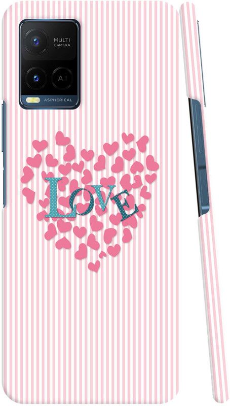 GS PANDA COLLECTIONS Back Cover for VIVO Y33s  (Pink, Pack of: 1)