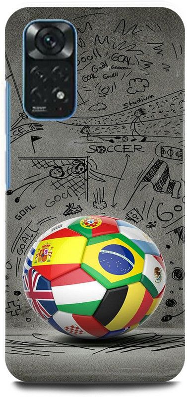 play fast Back Cover for POCO M4 Pro ALL, COUNTRY, FOOTBALL, DESIGN  (Silver, Hard Case, Pack of: 1)