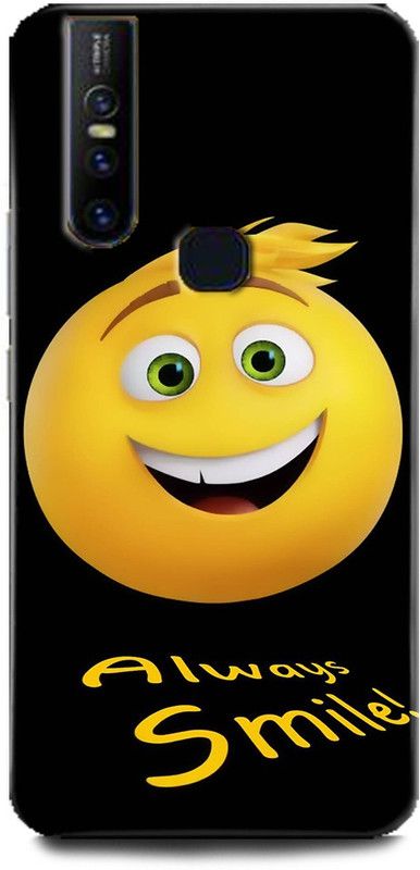 BARMANS Back Cover for Vivo V15 / smiley, Emoji, Cute, funny, Smile  (Multicolor, Shock Proof)