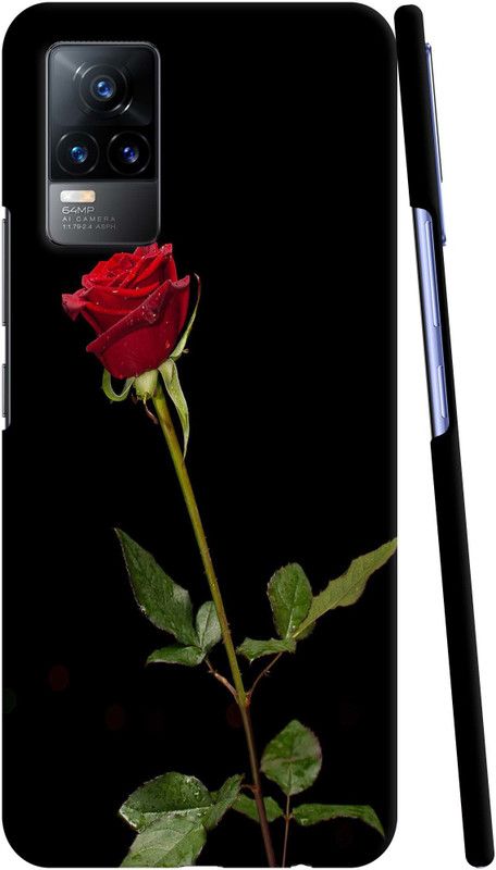 GS PANDA COLLECTIONS Back Cover for VIVO V21E  (Black, Pack of: 1)