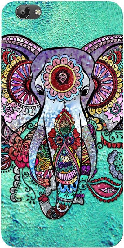 Golden Mask Back Cover for Vivo V5 Desinger Elephant  (Multicolor, Waterproof, Silicon, Pack of: 1)