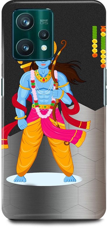 play fast Back Cover for OPPO A76, CPH2375 JAI, SHREE, RAM, GOD, AYODHYA, KING  (Blue, Hard Case, Pack of: 1)