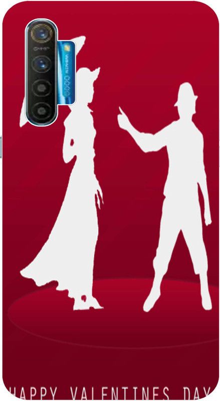 SBS Back Cover for Realme X2  (Red, White, Grip Case, Silicon, Pack of: 1)