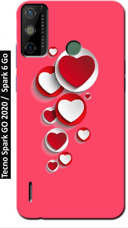 BIVAX Back Cover for TECNO SPARK GO 2020 / TECNO SPARK 6 GO  (Multicolor, Grip Case, Silicon, Pack of: 72)