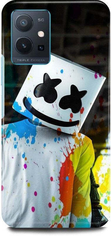 play fast Back Cover for Vivo T1 5G, V2141 MARSHMELLOW, MARSHMELLO, MUSIC, DJEDM, ARTJOKER  (Multicolor, Hard Case, Pack of: 1)