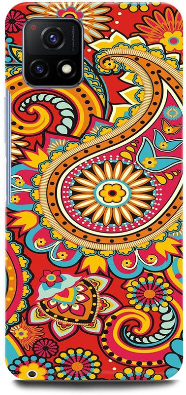 play fast Back Cover for Vivo Y72 5G, V2060 MANDALA, ART, RANGOLI, ART, DESIGN  (Multicolor, Hard Case, Pack of: 1)