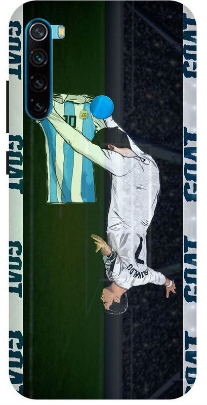 PICHKU Back Cover for REDMI NOTE 8-M1908C3JH-CRISTIANO,RONALDO,FOOTBALL,PLAYER,SPORTS,CR7,JERSEY,CUP,07  (Green, Hard Case, Pack of: 1)