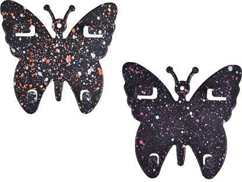 SAFESEED Butterfly Wall Mobile Phone BFS42 Hanging Stand Charger Charging Station Docking Mount Plastic with Strong Self Adhesive for All Mobile Phones - Pack of 2 Mobile Holder
