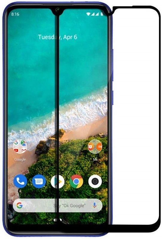 Rhino Armour Edge To Edge Tempered Glass for Mi A3  (Pack of 1)