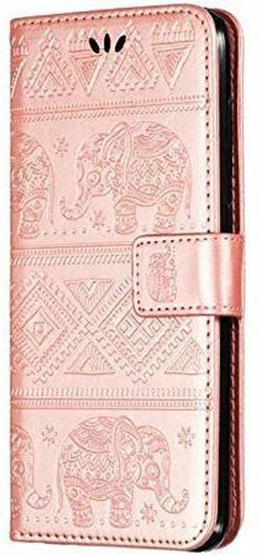 TELETEL Flip Cover for Samsung Galaxy A20  (Pink, Cases with Holder, Pack of: 1)