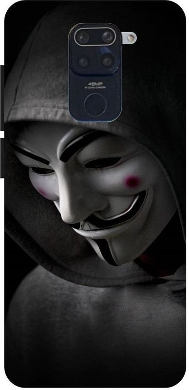 PICHKU Back Cover for REDMI NOTE 9-M2003J15SC-NEW,JOKER,ANONYMOUS,BLADE,HACKER,MASK,VILLAIN  (Black, Hard Case, Pack of: 1)