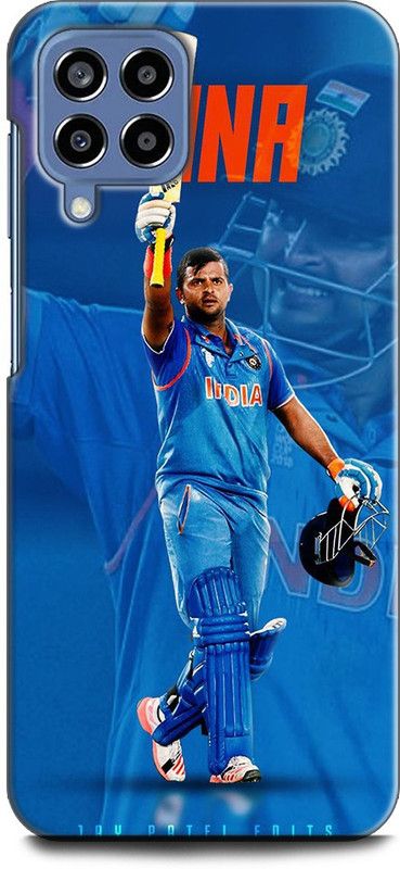 WallCraft Back Cover for SAMSUNG Galaxy M53 5G SURESH RAINA, SPORT, CRICKET  (Multicolor, Dual Protection, Pack of: 1)